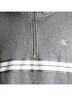 Calvin Klein Zip Fleece Hoodie Logo Tape Grey Heather Mikina - LZ04RE285G-P7E Pánske Calvin Klein Zip Fleece Hoodie Logo Tape Grey Heather Mikina - LZ04RE285G-P7E Pánske