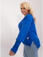 Bluzka RV BZ model 19755126 kobaltowy - FPrice Bluzka RV BZ model 19755126 kobaltowy - FPrice