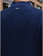 Pánsky tmavomodrý sveter FashionStreet WX2346 Pánsky tmavomodrý sveter FashionStreet WX2346
