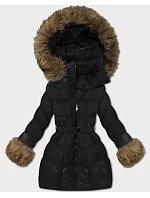 Dámska prešívaná prechodná bunda s kožušinou J Style Black (5M3357-392) Dámska prešívaná prechodná bunda s kožušinou J Style Black (5M3357-392)