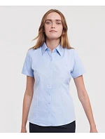 Halenka s krátkým rukávem, vzor rybí kost 11. light blue model 22476032 - Russell Athletic Halenka s krátkým rukávem, vzor rybí kost 11. light blue model 22476032 - Russell Athletic