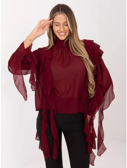 Blúzka PM BZ J1005.25 bordová Blúzka PM BZ J1005.25 bordová