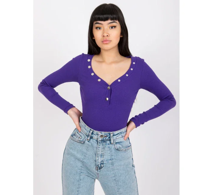 Halenka RV BZ model 17049939 tmavě fialová - FPrice Halenka RV BZ model 17049939 tmavě fialová - FPrice