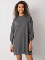 Šaty RV SK model 17508489 tmavě šedá - FPrice Šaty RV SK model 17508489 tmavě šedá - FPrice