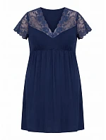 Noční košile Livia Plus Dark Blue - Donna