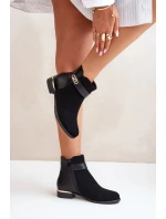 Dámske členkové topánky K-99213 čierne - Step in style