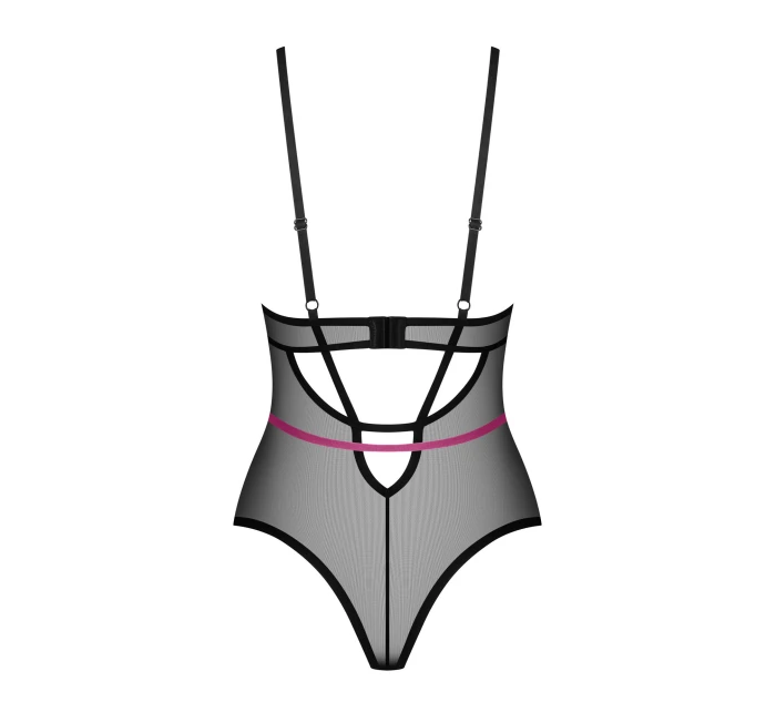 Dámske sexy body Novenes Teddy black - Obsessive