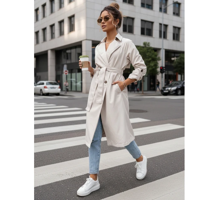 Dámské dlouhé tenisky light grey Dstreet model 21976913 - FashionStreet