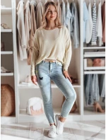 Dámské džínové úzké kalhoty se zdobením modré Dstreet model 21984806 - FashionStreet Dámské džínové úzké kalhoty se zdobením modré Dstreet model 21984806 - FashionStreet