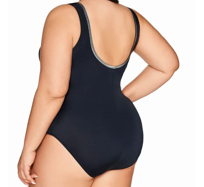 Dámske jednodielne plavky 62 čierne - AVA