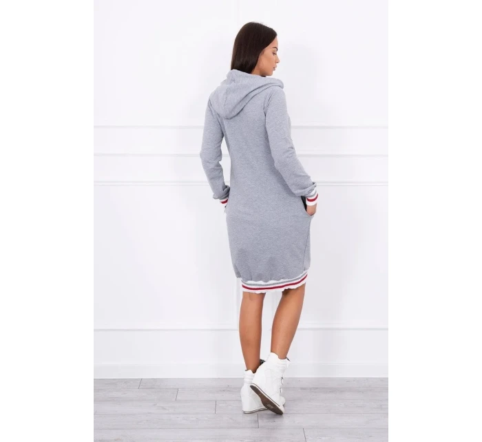 Šaty Brooklyn šedej