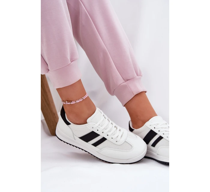 Dámské Tenisky Z Eko Semiše Bílé model 21691096 - Boto