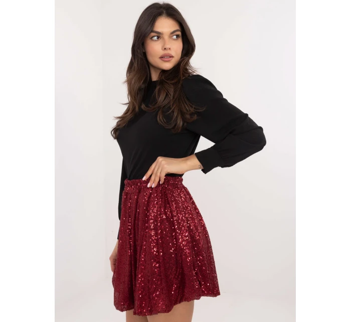 Sukňa MI SD 271360.74 bordová Sukňa MI SD 271360.74 bordová