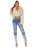 Sexy džíny s vysokým pasem model 21178084 - Koucla Sexy džíny s vysokým pasem model 21178084 - Koucla