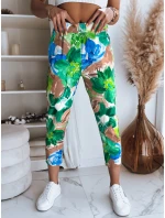 Dámské kalhoty FLOWER GARDEN zelené Dstreet model 21969449 - FashionStreet