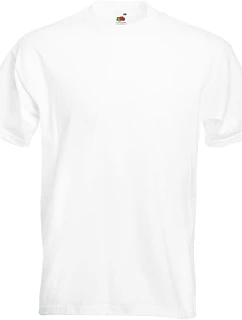 Tričko Fruit of the Loom Super Premium T 16.1044, biele