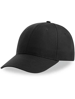 Atlantis Headwear Recy Six 6-panelová bejzbalová čiapka 33.0117 čierna