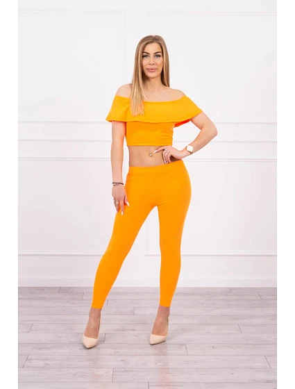 Sada s volánky oranžová neonová Sada s volánky oranžová neonová