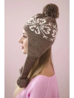 Dámske náušnice Balbina K381 cappuccino