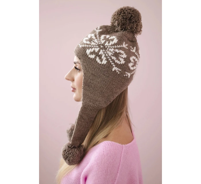 Dámske náušnice Balbina K381 cappuccino