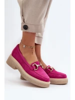 Semišové Dámské Mokasíny S Ozdobou model 21652588 - Zazoo