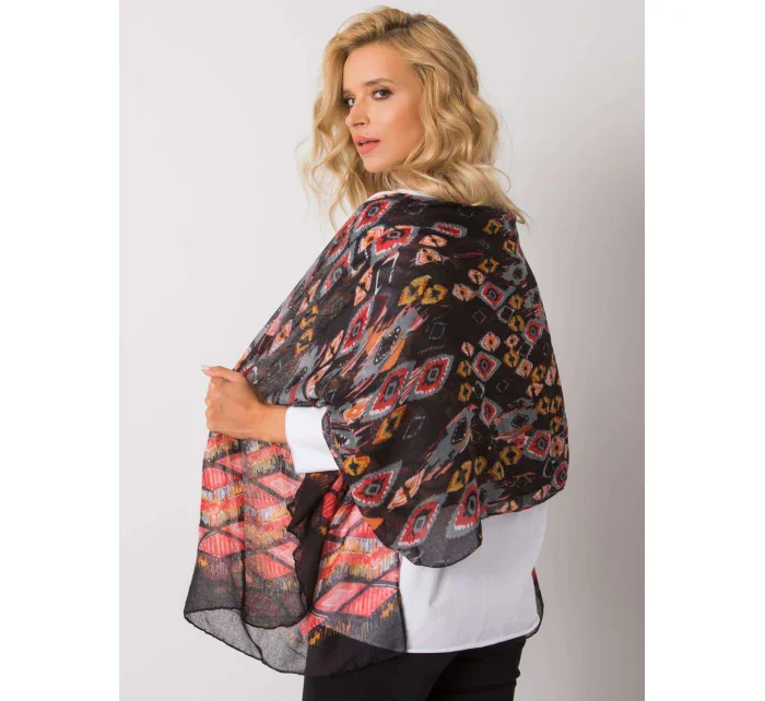 Šatka AT CH F106008 čiernej a červenej