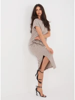 Spódnica model 22024922 ciemny bezowy - FPrice