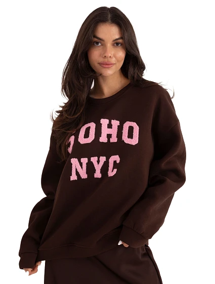 Bluza MJ BL model 21766123 ciemny brązowy - FPrice