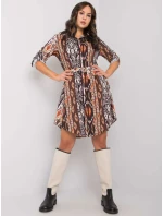 Šaty WN SK model 16327442 černá a béžová - FPrice