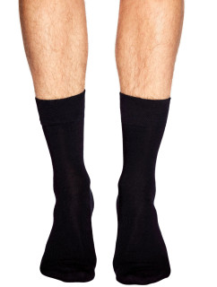 Pánske ponožky 17917 Classic Palio black - HENDERSON