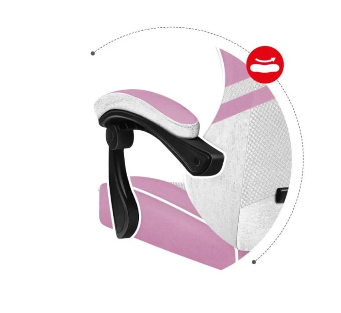 Herní židle Force model 21326172 Pink Mesh - Huzaro