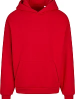 New Morning Studios NM 011 Ťažká unisex mikina s kapucňou 57.0011 city red
