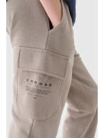 Chlapecké Kalhoty Šedé model 21673420 - 4F Chlapecké Kalhoty Šedé model 21673420 - 4F