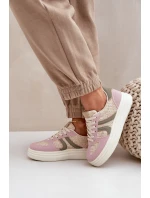 Sneakersy Damskie Z Plecionką Na Platformie Multikolor Lesida Sneakersy Damskie Z Plecionką Na Platformie Multikolor Lesida