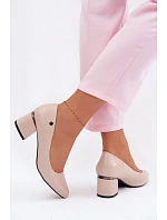 Lodičky na podpätku Vinceza Beige Lodičky na podpätku Vinceza Beige