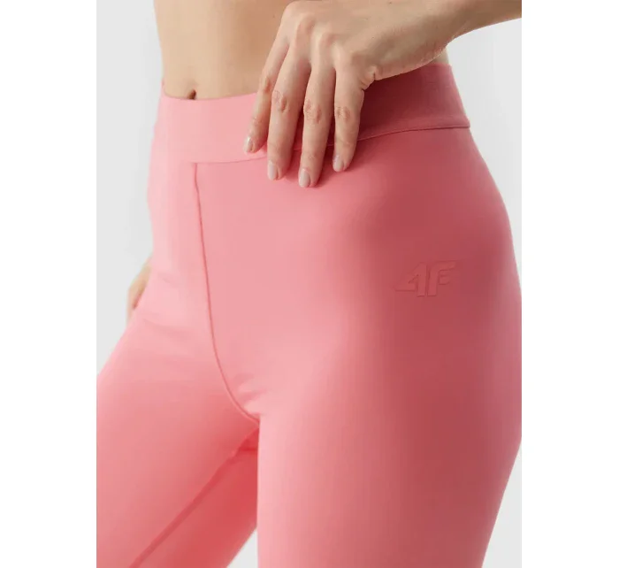 Dámske športové legíny 4F - koralové