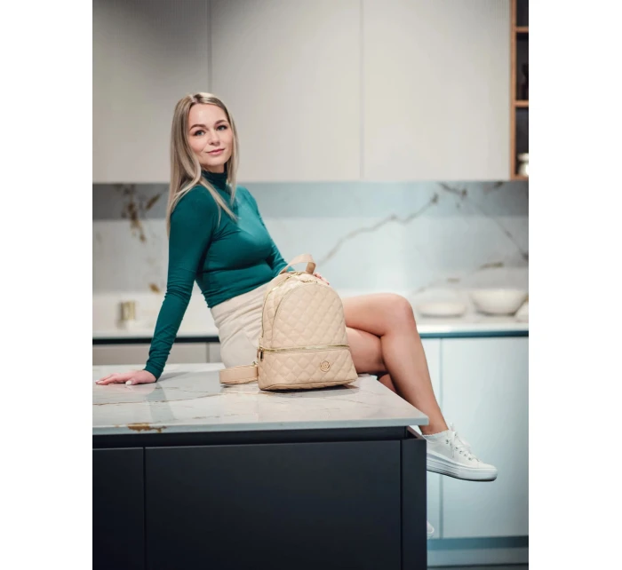 Dámsky batoh Vuch Theo Beige Dámsky batoh Vuch Theo Beige