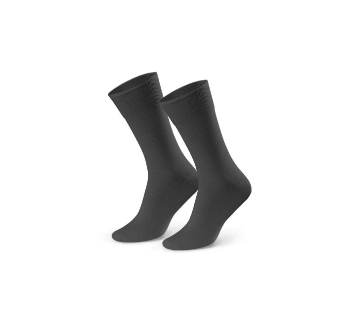 Pánske ponožky 056B - Tmavo šedé - Steven