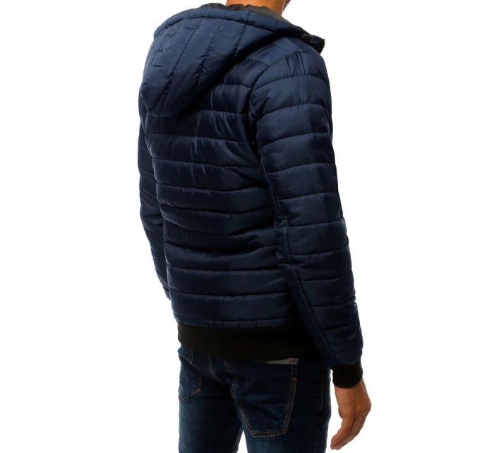 Pánska prešívaná bunda bomber tmavomodrá TX2228 Pánska prešívaná bunda bomber tmavomodrá TX2228