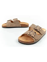 Lee Cooper dámské šněrovací boty slip-on žabky khaki pohodlné lehké dámské