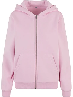 BY 290 Dámská mikina s kapucí z těžké bavlny "Fluffy" model 22469866 soft pink - Build your Brand