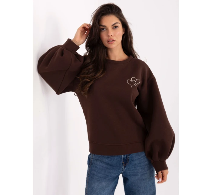 IT BL mikina H2349.65 tmavohnedá