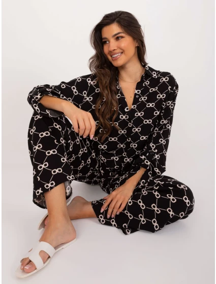 Komplet LK KMPL  czarno beżowy model 20180329 - FPrice