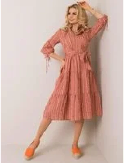 Šaty LK SK model 14830534 světle hnědá - FPrice