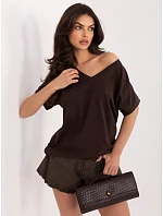 Blúzka RV BZ A1321.91 tmavohnedá