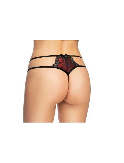 Červená košilka + tanga model 17583428 - Irall Červená košilka + tanga model 17583428 - Irall