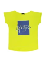 Dámské tričko  zelené  model 18564635 - OFF PINK