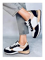 Dámska športová obuv BB2216 White-Black-Beige - Inello