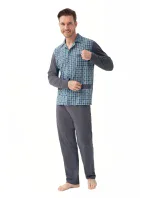 Pánské rozepínací pyžamo model 21180200 - Luna Pánské rozepínací pyžamo model 21180200 - Luna