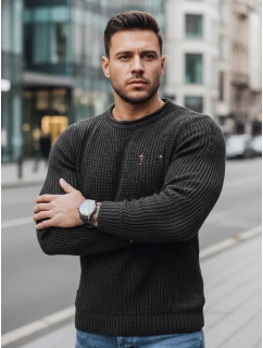 Pánsky tmavosivý sveter FashionStreet WX1990